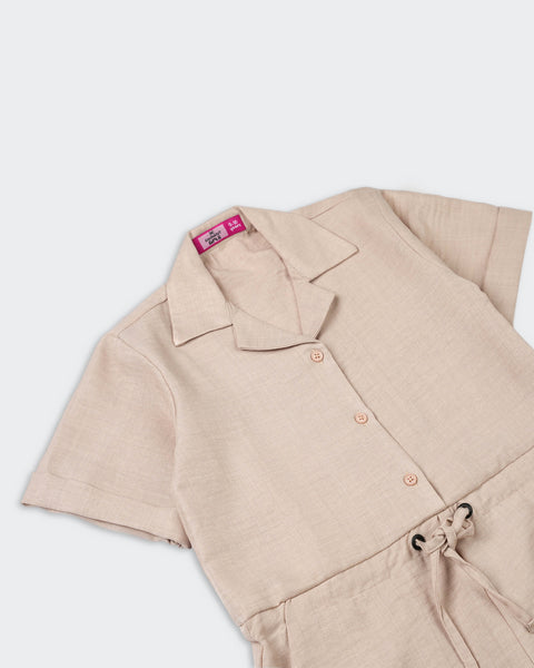 Girls' Woven Jumpsuit