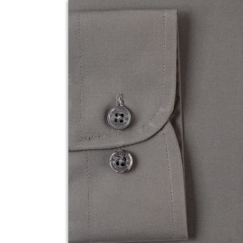 Eminent Men's Plain Formal Shirt - Gray
