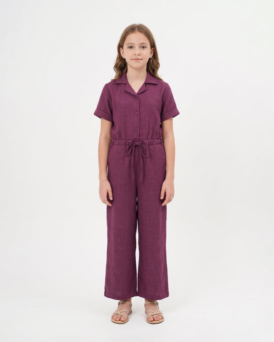 Girls' Woven Jumpsuit