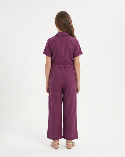 Girls' Woven Jumpsuit