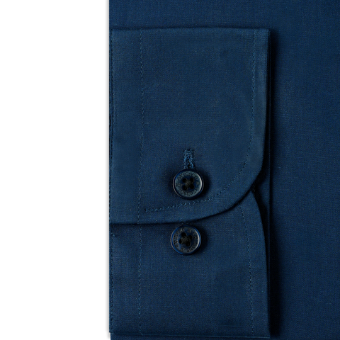 Eminent Men's Plain Formal Shirt - Navy Blue