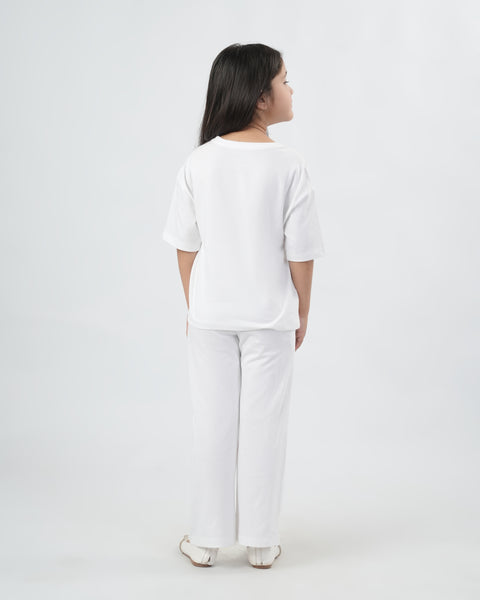Embroidered Interlock Co-Ord Set