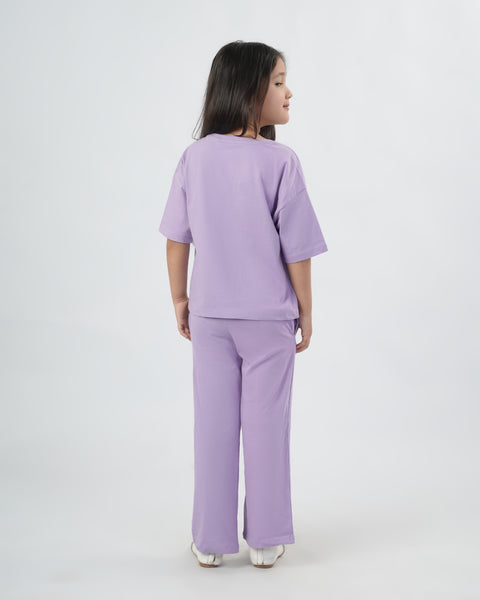 Embroidered Interlock Co-Ord Set