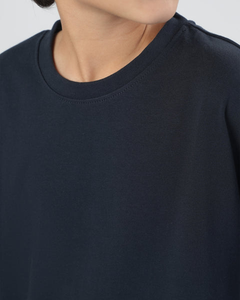Boys Round Neck Half Sleeves T-Shirt