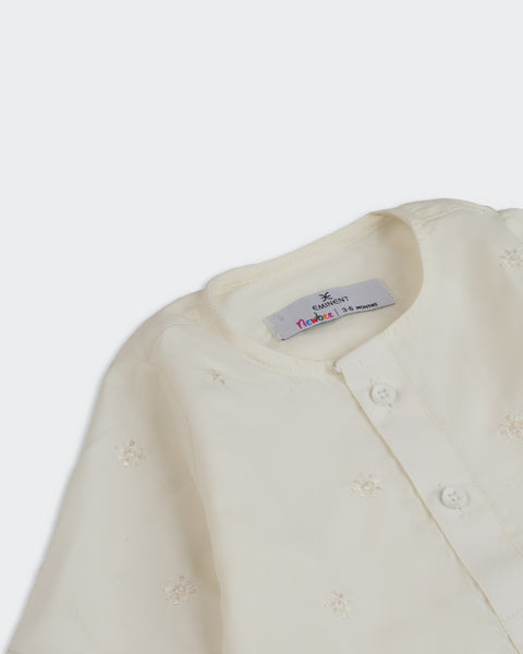 Newborn Boys' Embroidered Cotton Kurta Shalwar