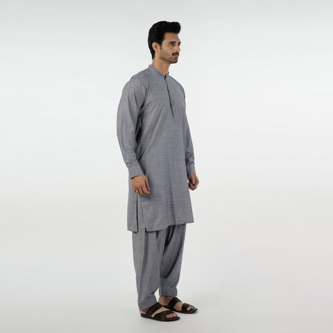 Eminent Men's Kurta Shalwar Suit - Grey, Men's Shalwar Kameez, Eminent, Chase Value