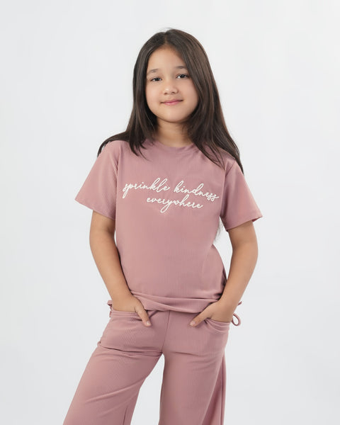 Embroidered Interlock Co-Ord Set