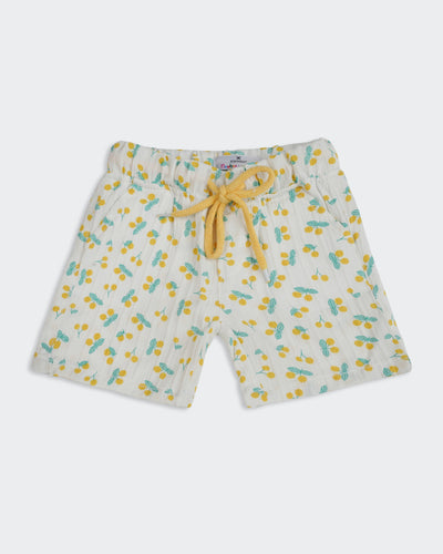 Newborn Girls Plain Interlock Shorts