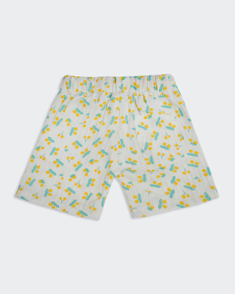 Newborn Girls Plain Interlock Shorts