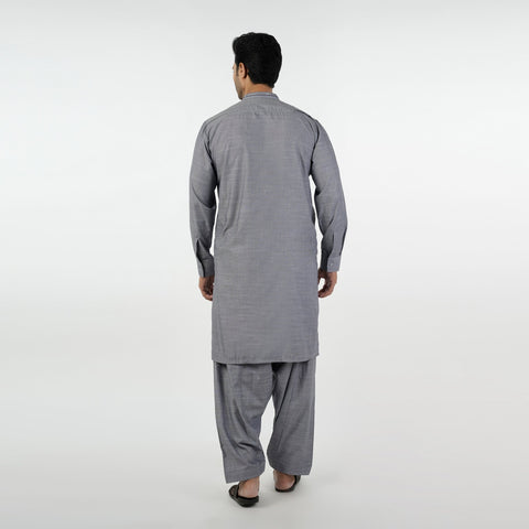Eminent Men's Kurta Shalwar Suit - Grey, Men's Shalwar Kameez, Eminent, Chase Value