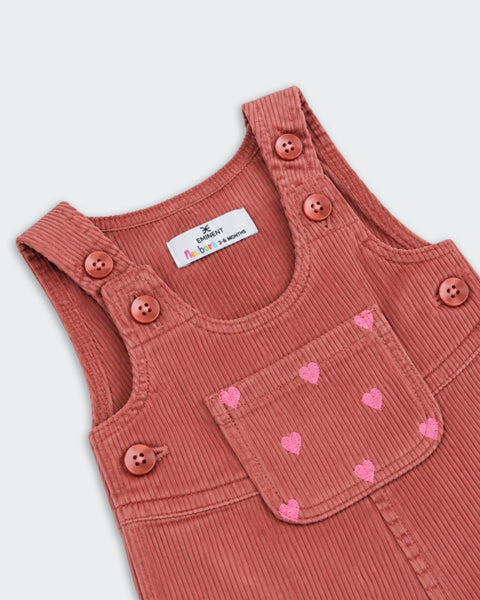 Newborn Girls Woven Romper