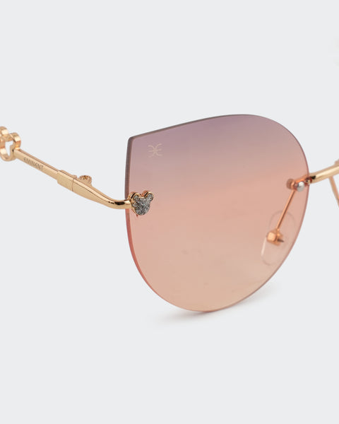 Rimless Butterfly Sunglasses