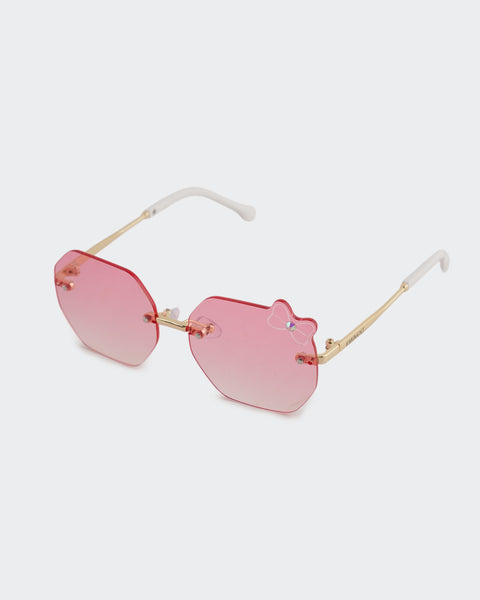 Rimless Octagon Sunglasses