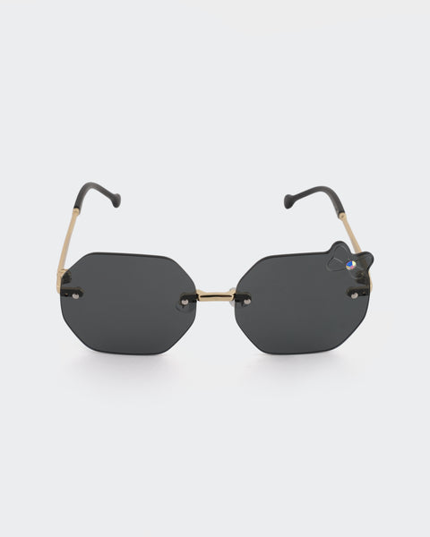 Rimless Octagon Sunglasses