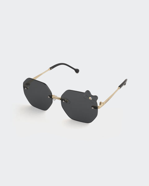 Rimless Octagon Sunglasses
