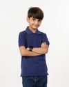 Eminent Boys Half Sleeves Polo T-Shirt - Navy Blue
