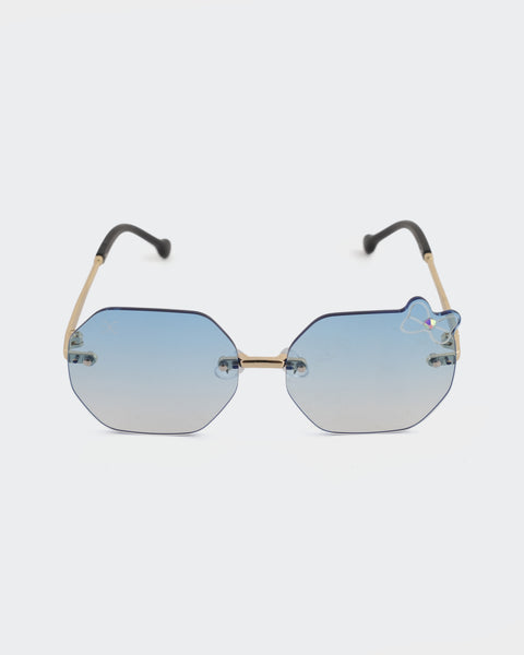 Rimless Octagon Sunglasses