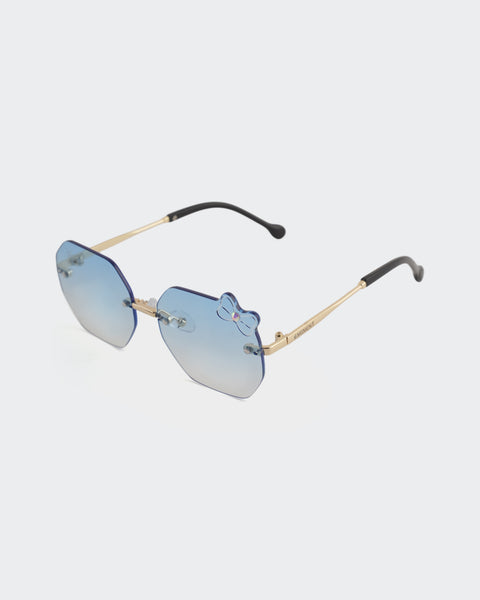 Rimless Octagon Sunglasses