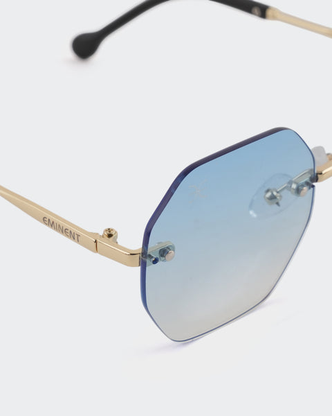 Rimless Octagon Sunglasses