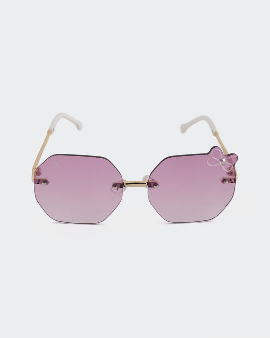 Rimless Octagon Sunglasses