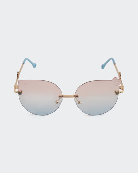 Butterfly Rimless Sunglasses