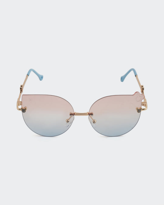Butterfly Rimless Sunglasses