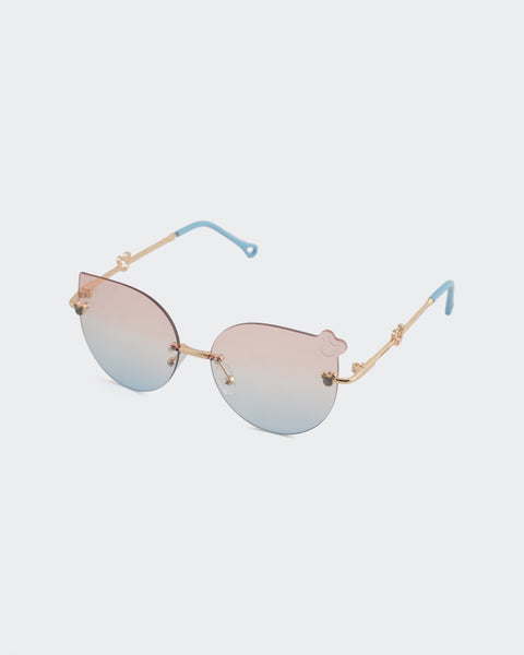 Butterfly Rimless Sunglasses