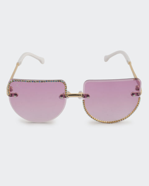Rimless Square Fashion Sunglasses