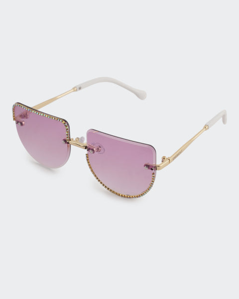Rimless Square Fashion Sunglasses