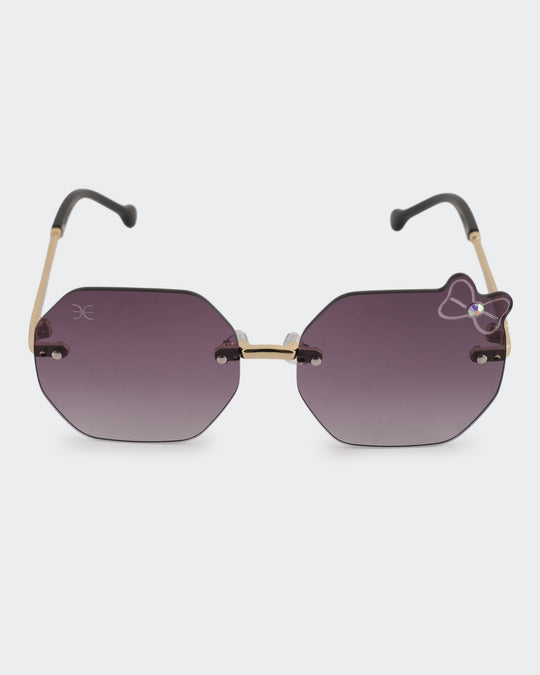 Rimless Octagon Sunglasses