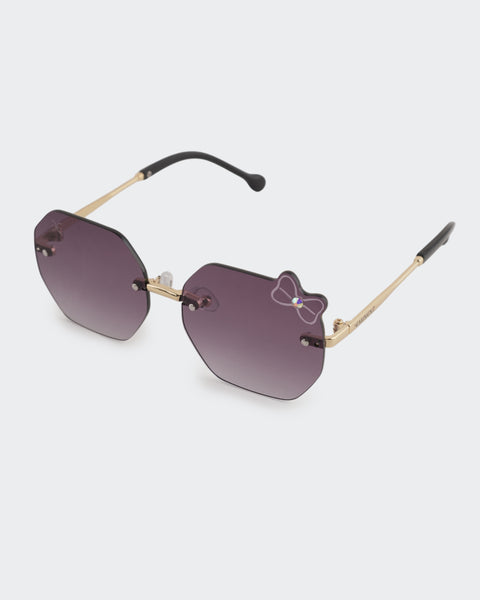 Rimless Octagon Sunglasses