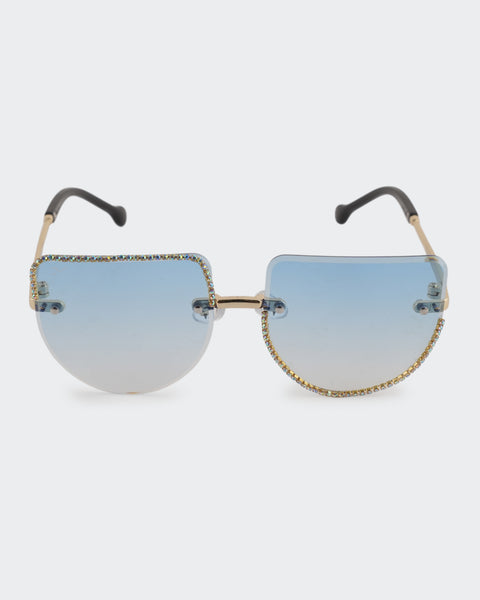 Rimless Square Fashion Sunglasses