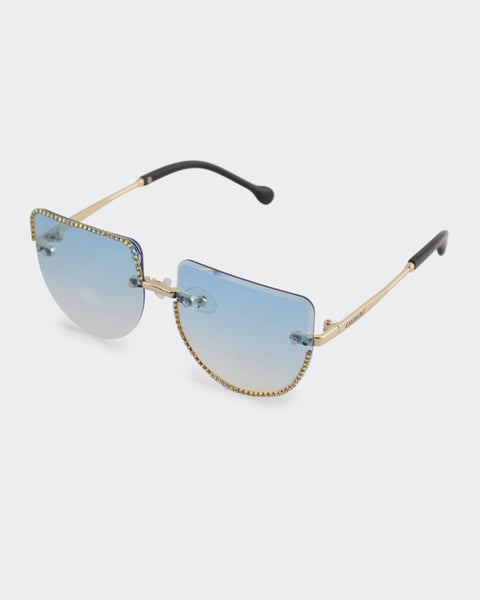 Rimless Square Fashion Sunglasses