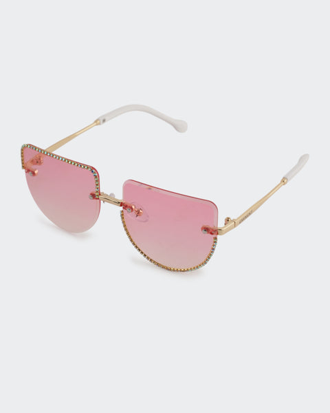 Rimless Square Fashion Sunglasses