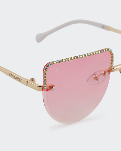Rimless Square Fashion Sunglasses