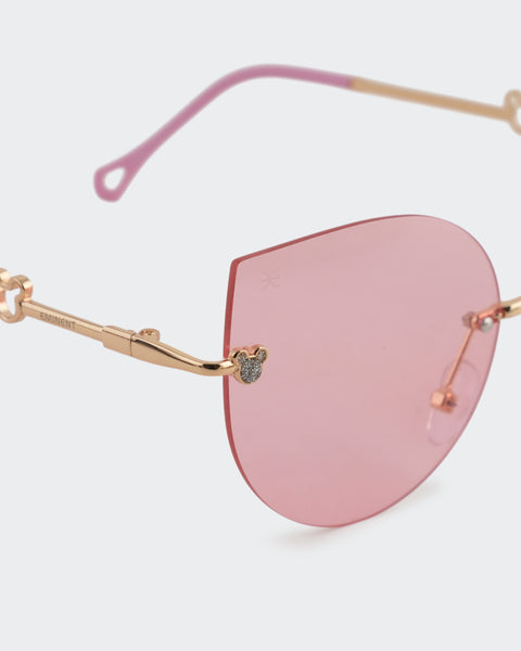 Rimless Butterfly Sunglasses