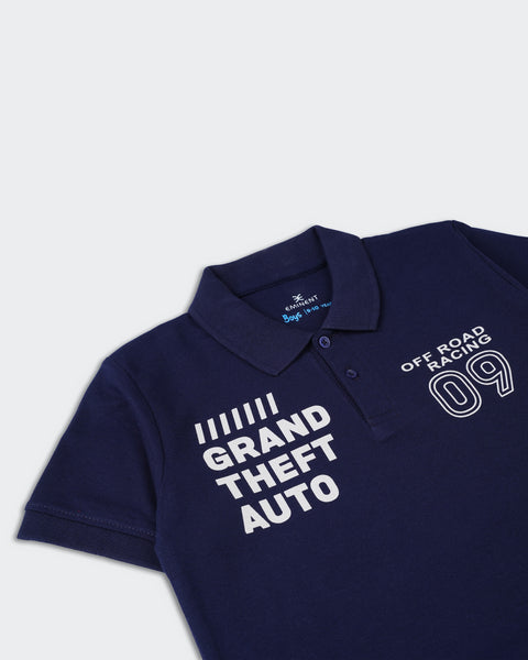 Boys' Half Sleeves Polo T-Shirt