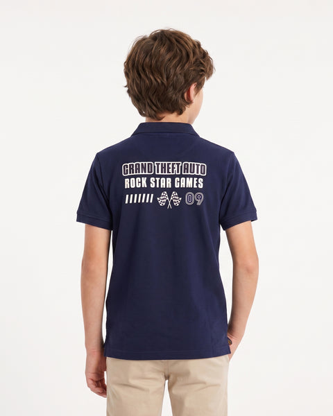 Boys' Half Sleeves Polo T-Shirt