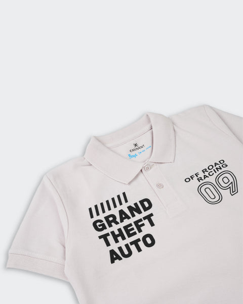 Boys' Half Sleeves Polo T-Shirt