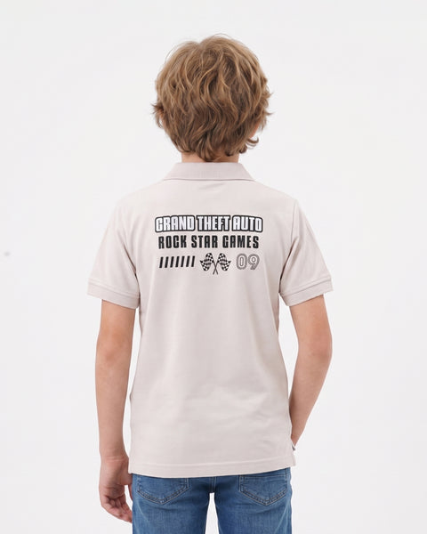 Boys' Half Sleeves Polo T-Shirt