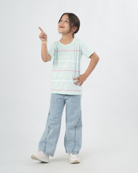 Girls' Half Sleeves T-Shirt