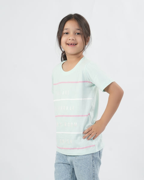 Girls' Half Sleeves T-Shirt