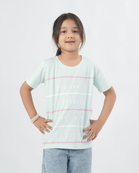 Girls' Half Sleeves T-Shirt