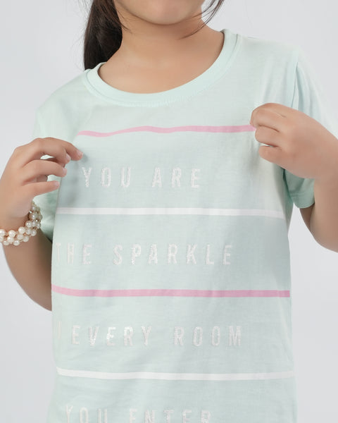 Girls' Half Sleeves T-Shirt
