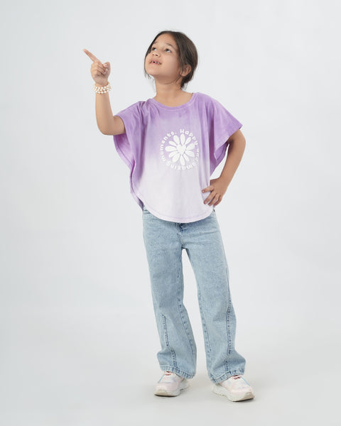 Girls' Half Sleeves Top