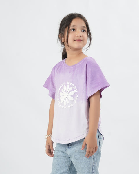 Girls' Half Sleeves Top
