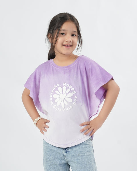 Girls' Half Sleeves Top