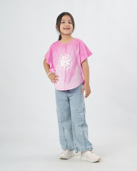 Girls' Half Sleeves Top