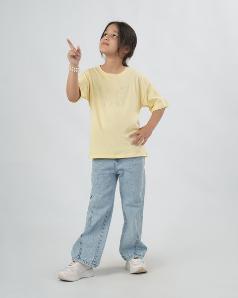 Girls' Half Sleeves T-Shirt