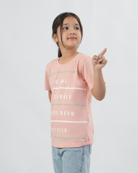 Girls' Half Sleeves T-Shirt
